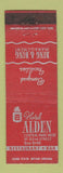 Matchbook Cover - Hotel Alden Restaurant Bar New York City WEAR