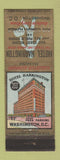 Matchbook Cover - Hotel Harrington Washington DC WEAR