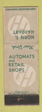 Matchbook Cover - Horn & Hardart Automats New York City WEAR