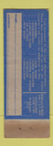 Matchbook Cover - Madison Lumber New Orleans LA WORN