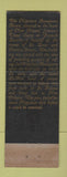 Matchbook Cover - Napolean House New Orleans LA WORN