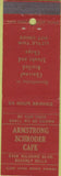 Matchbook Cover - Armstrong Schroder Cafe Beverly Hills CA