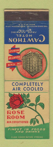 Matchbook Cover - Cawthon Hotel Mobile AL