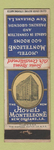 Matchbook Cover - Hotel Monteleone New Orleans LA WEAR