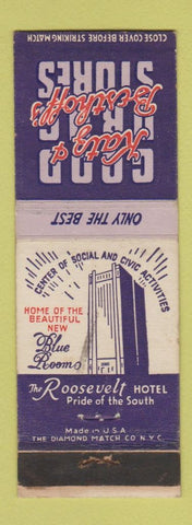 Matchbook Cover - Katz & Kesthoff's Drug Roosevelt Hotel New Orleans LA WEAR