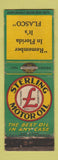 Matchbook Cover - Sterling oil gas Flasco FL WEAR