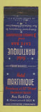 Matchbook Cover - Hotel Martinique New York City WEAR