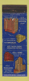 Matchbook Cover - Hotels Baton Rouge LA Jackson MS WEAR