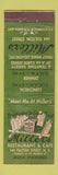 Matchbook Cover - Miller's Restaurant New York City