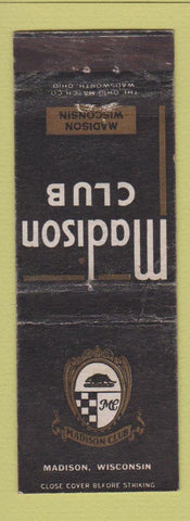Matchbook Cover - Madison Club WI WEAR