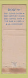 Matchbook Cover - Commodore Hotel New York City WEAR