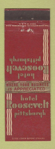 Matchbook Cover - Hotel Roosevelt Pittsburgh PA