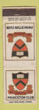 Matchbook Cover - Princeton Club New York City?