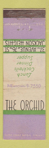 Matchbook Cover - The Orchid Jackson Heights NY