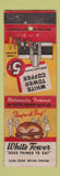 Matchbook Cover - White Tower Hamburgers