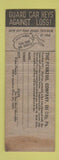 Matchbook Cover - Pennzoil oil gas WEAR