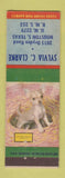 Matchbook Cover - Sylvia Clarke Houston TX Match Collector Chihuahua