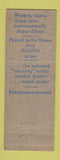 Matchbook Cover - Bendix Home Laundry Farmers Merchants Lumber Breham TX