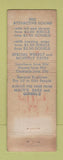Matchbook Cover - Hotel Martinique New York City WEAR