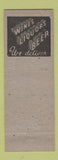 Matchbook Cover - Lively's Place Savannah GA