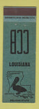 Matchbook Cover - Cecil Bullard Match Collector Shreveport LA Pelican State