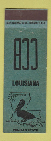 Matchbook Cover - Cecil Bullard Match Collector Shreveport LA Pelican State