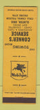 Matchbook Cover - Mobil oil gas Conner's Clinton OH low phone #