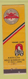 Matchbook Cover - American Hoist Derrick St Paul MN
