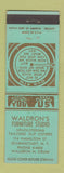 Matchbook Cover - Waldron's Furniture Studio Schenectady NY