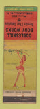 Matchbook Cover - Cobleskill Body Works NY low phone # pinup WORN