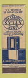 Matchbook Cover - Linen Atlas Supply Syracuse NY towels WORN