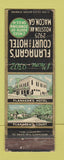 Matchbook Cover - Flanagan's Court and Hotel Macon GA WEAR