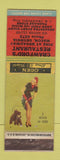 Matchbook Cover - Crawford's Restaurant Macon GA pinup low phone #