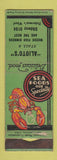 Matchbook Cover - Alioto's Restaurant San Francisco CA WORN