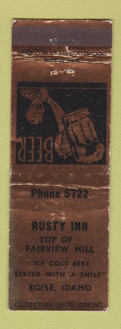 Matchbook Cover - Rusty Inn Boise ID WEAR
