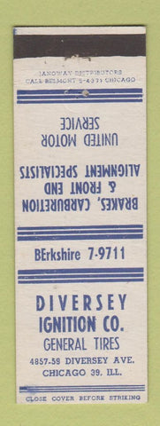 Matchbook Cover - Diversey Ignition Chicago IL