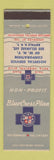 Matchbook Cover - Blue Cross Plan Blue Shield Buffalo NY