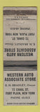 Matchbook Cover - Western Auto Associate Store Fort Plain NY WORN