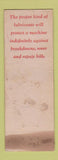 Matchbook Cover - Diesel & Gas Engine Oil Davis Howland Rochester NY WORN