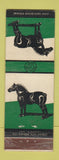 Matchbook Cover - Black Horse Ale Beer Canada tax stamp