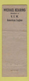 Matchbook Cover - West End Liquor Store Syracuse NY ADVANCE WORN