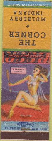 Matchbook Cover - The Corner Mulberry IN pinup