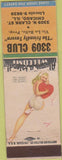 Matchbook Cover - 3099 Club Chicago IL pinup