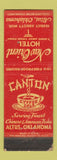 Matchbook Cover - New Orient Hotel Canton Chinese Restaurant Altus OK WORN