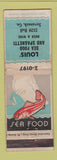 Matchbook Cover - Louis' Sea Food Spaghetti Savannah GA