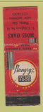 Matchbook Cover - Moss Oaks Perry GA WORN