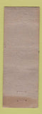 Matchbook Cover - Moss Oaks Perry GA WORN
