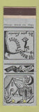 Matchbook Cover - Chicago Match oil gas Stock Cut SAMPLE
