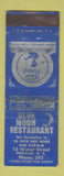 Matchbook Cover - Blue Moon Restaurant Potsdam NY low phone # WORN
