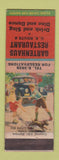 Matchbook Cover - Gartenhaus Restaurant  WEAR